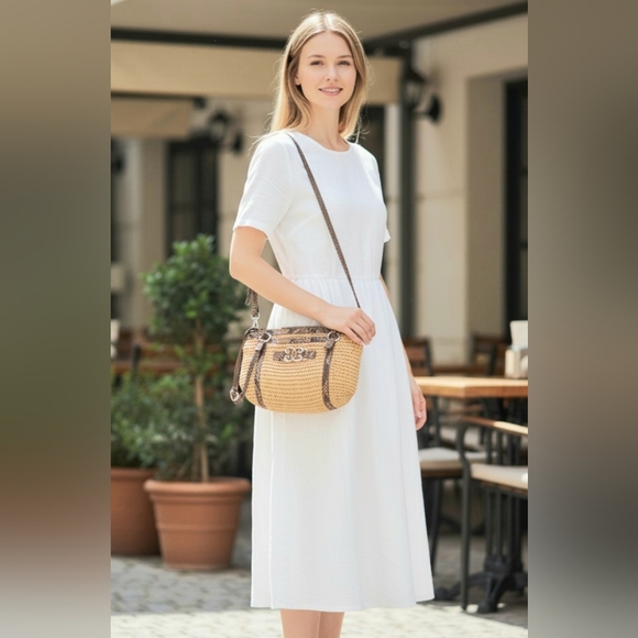 Brighton Handbags - Brighton Tan and Brown Bag